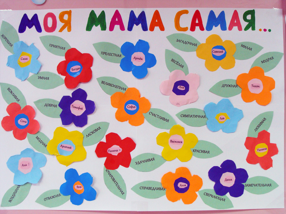 Плакаты и стенгазеты на День матери
