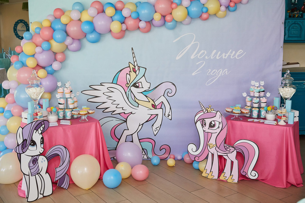 Фотозона на день рождения My Little Pony